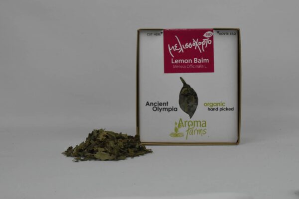 Bio Berg-Zitronenmelisse Tee aus den berühmten Peloponnes Olympia in Griechenland, reine Blattware, Super Premium Qualität!