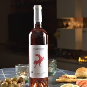 Genießen Sie mit dem Roséwein Avdiros Rosé von Vourvoukeli eine unvergessliche NAcht mit Freunden, bei Filareti!