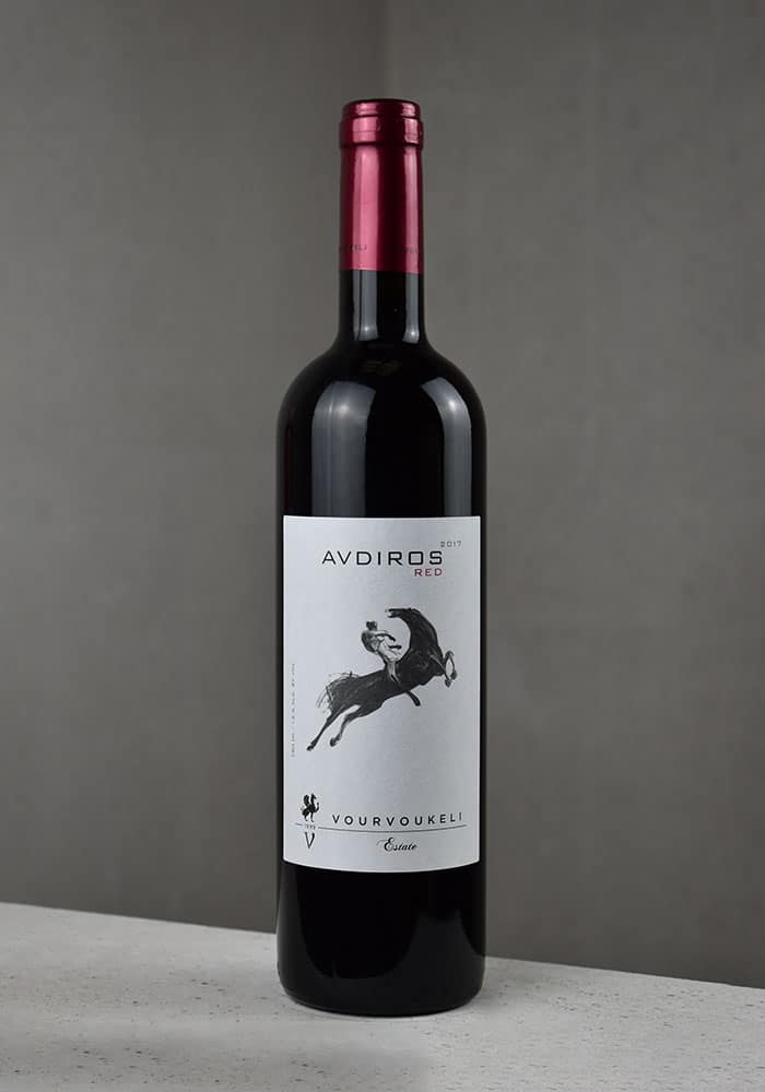 Griechischer Rotwein Avdiros Red vom Hersteller Estate Vourvoukeli