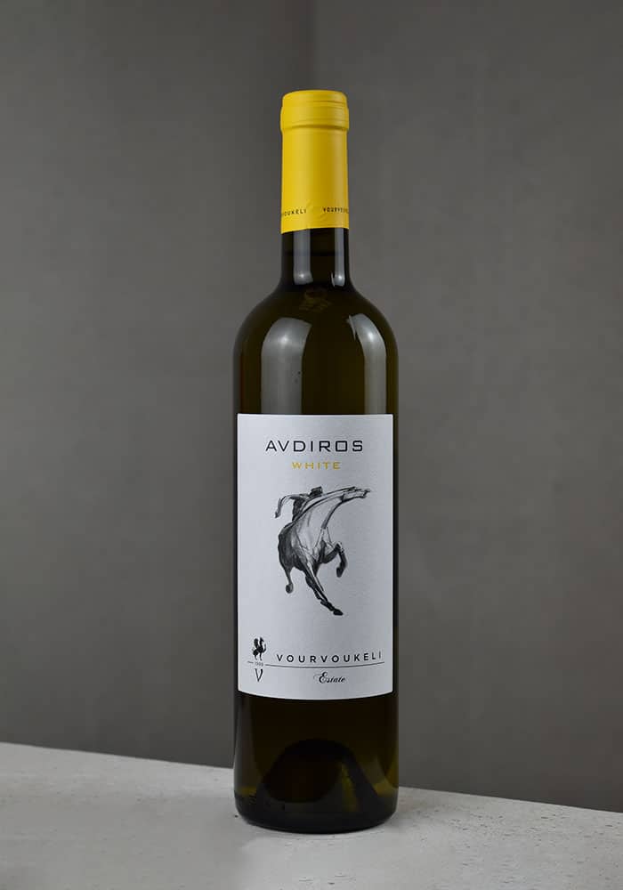 Griechischer Weißwein Avdiros White vom Hersteller Estate Vourvoukeli